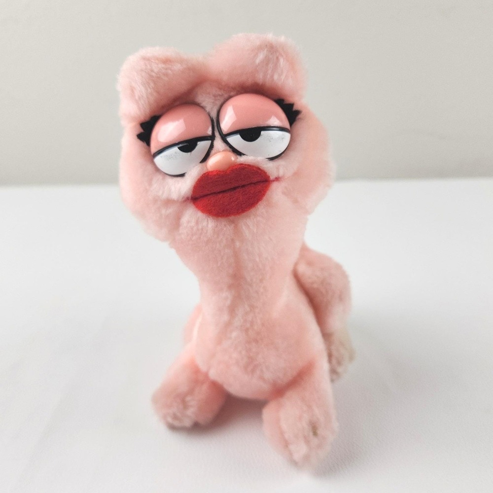 Dakin Arlene Mini Plush Garfield Girlfriend Pink Cat Vintage 1980s 6 in